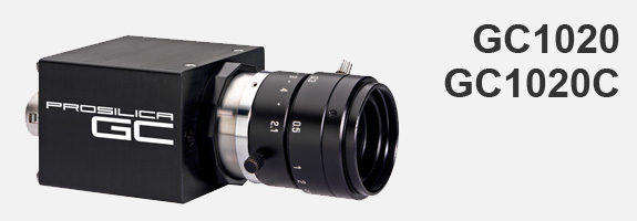 Prosilica GC1020 - XGA resolution ultra-compact CCD camera with GigE Vision