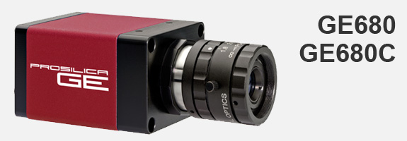 Prosilica GE680 - Fast CCD camera with Gigabit Ethernet interface - 200 fps