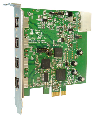 Fireboard800-e Pro Dual bus 1394b PCI express card