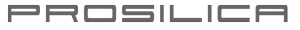 Prosilica Inc. - Gigabit Ethernet CCD cameras - High speed, High Resolution - GigE Vision